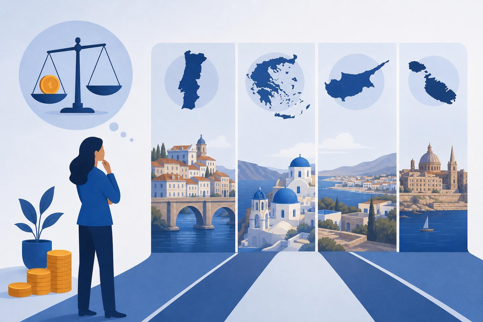 Portugal, Greece, Cyprus, and Malta